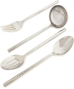 Elegante juego de cubiertos con mango de madera, cubiertos de acero inoxidable de primera calidad para comedor rústico, vajilla de cocina y uso en restaurante doméstico - Product Image 4