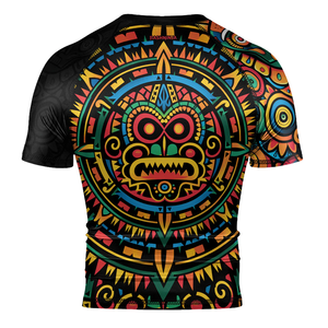 Customized Heat-Transfer Printed 100% Polyester MMA BJJ Rash Guards Short Compression Fit Gym Training Anti-Bacterial Anti-UV - Product Image 2