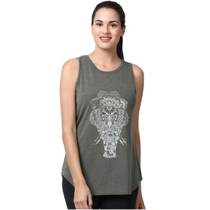 OEM Stretchable Custom logo Women tank <b>tops</b> stringer Trendy Sexy Workout Summer Plain Polyester - Product Image 1