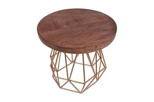 Modern Geometric Metal <b>Cake</b> <b>Stand</b> with Wooden Top Decorative Dessert Display <b>Stand</b> for <b>Cakes</b> Cupcakes Party Decor - Product Image 6