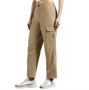 Pantalon de costume pour homme, 100% coton, coupe droite, taille mi-haute, fermeture éclair, pour le bureau et les affaires, grande quantité, qualité usine. - Product Image 5