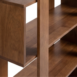 Estante de Exhibición Rectangular de Madera Maciza, Estilo Moderno y Minimalista, Multifuncional, para Sala de Estar, Mueble Duradero para el Hogar - Product Image 4