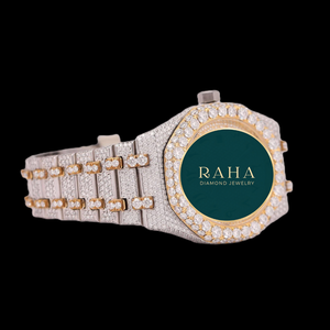 Reloj de Lujo RAHA para Mujer, Caja de Acero Inoxidable, Esfera de Cristal Analógica, Resistencia al Agua 5BAR, Cierre de Mariposa, Movimiento ETA - Product Image 4