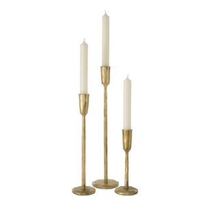 Artisan <b>Brass</b> Candle <b>Holder</b> for Home Table Arrangement Celebration Display with Premium Finish and Daily Decorative Use - Product Image 3
