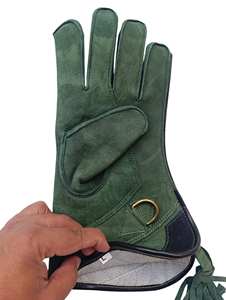 Gant de fauconnerie en cuir véritable pour aigle, nouvelle arrivée, gants de fauconnerie pour faucons, chasse et dressage d'oiseaux - Product Image 5