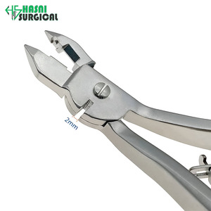 Pince à plier et à couper les plaques en acier inoxydable certifiée CE, micro-outil de pliage pour plaques osseuses, outil chirurgical orthopédique - Product Image 3