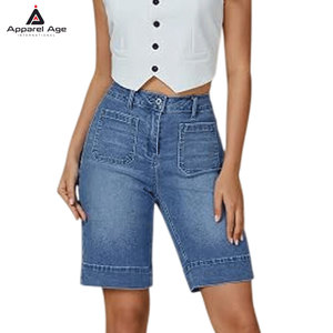 Hot Selling Jeans <b>Short</b> Fashionable Jeans <b>Short</b> For Fashion Wear Comfortable Jeans <b>Short</b> For <b>Women</b> - Product Image 6