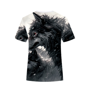 New Design 3D <b>Animal</b> Wolf Graphic T-Shirt <b>Men</b> All Over Print Sublimation Tee Double Sided Streetwear Hipster Summer Clothing - Product Image 2