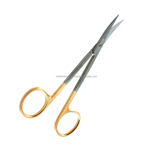 Super-Cut TC Iris Scissors 4.5 Inch Curved Sharp Tips CE & ISO Certified OEM ODM Available Wholesale Best Supplier - Product Image 2