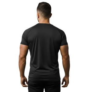 T-shirts pour hommes en mélange de coton respirant, vente en gros, personnalisables, 180 g/m², t-shirts à manches courtes pour hommes - Product Image 6