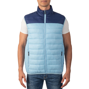 Men Winter Puffer Vest Sleeveless Quilted Jacket Warm Lightweight Body <b>Warmer</b> Windproof Outdoor Casual Wear OEM Custom Supplier - Product Image 2