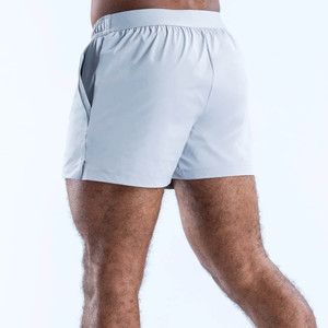 Shorts Deportivos Azules para Hombre, de Alta Demanda, para Gimnasio y Entrenamiento, con Logotipo Personalizado, Cintura Elástica, Bolsillos con Ribete, Shorts de Baño para Hombre - Product Image 2
