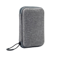 Étui de rangement de voyage rigide en EVA grande capacité, sac organisateur électronique personnalisé pour câbles, chargeurs et appareils numériques