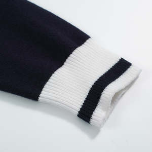 Cárdigan transpirable con cuello en V para hombre, suéter de punto con estampado colorido, abotonado, informal, estilo estético, para el mercado estadounidense. - Product Image 5