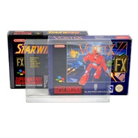 Étui en plastique transparent pour jeux d'animaux de compagnie Nintendo SNES N64 protecteur de boîte de cartouche