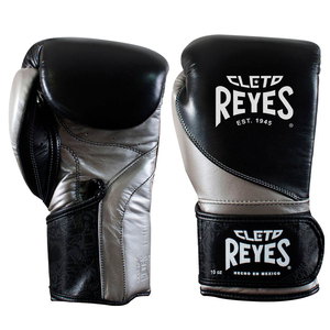 ถุงมือคิกบ็อกซิ่ง Cleto Reyes MMA Sanda สีดำเทา คุณภาพพรีเมียม หนังแท้ ระบายอากาศได้ดี น้ำหนักเบา เหมาะสำหรับการฝึกซ้อม - Product Image 3