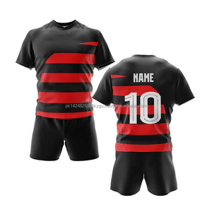 Maillots de rugby personnalisés respirants, à séchage rapide, anti-transpiration, antibactériens, grandes tailles, uniformes, imprimés par transfert thermique - Product Image 4