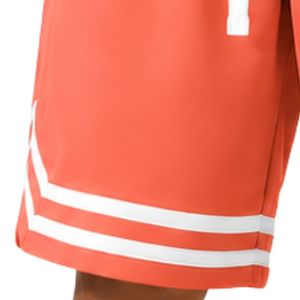 Coral and <b>White</b> Mens Basketball <b>Shorts</b> Custom Logo Athletic Training <b>Gym</b> Sports Mesh Breathable Quick Dry Performance Athletic - Product Image 3