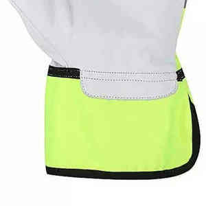 Guantes de Trabajo de Cuero Vacuno de Alta Calidad al por Mayor, Forro de Tela de Aramida, Guantes de Uso Diario para Conductores de Camiones, para Mecánicos - Product Image 5