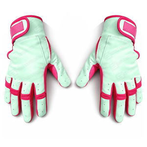 Nuevos Guantes de Béisbol de Cuero con Logotipo Personalizado, Tamaños Personalizados, Ambidiestros, Combinación de Colores Única, Entrenamiento Profesional - Product Image 2