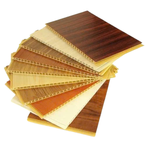 Panneaux muraux en WPC texturés pour chambres, salles à manger et bureaux, surface cannelée avec propriétés anti-décoloration - Product Image 2