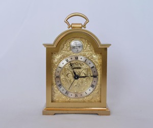 Trending Brass <b>Mantel</b> <b>Clock</b> Roman Numerals Mechanical Movement Traditional Design Silent Non Ticking Hourly Chiming - Product Image 5
