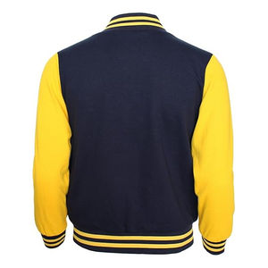 Veste de baseball en laine sur mesure avec col montant et logo frontal, veste d'hiver - Product Image 6