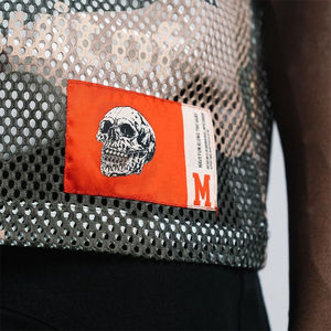 T-shirt en jersey à mailles camouflage personnalisé pour homme, respirant, streetwear, fabricant de vêtements OEM, étiquette privée - Product Image 3