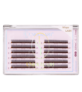 Extensiones de pestañas coreanas suaves 0,07mm C Curl JC CC Curl 8-15mm Uso de salón hecho a mano - Product Image 3