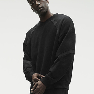 Custom Logo <b>Men's</b> Crew Neck Sweatshirt Plain Cotton <b>Pullover</b> Sweatshirt Casual Fashion Sweatshirt Without Hood - Product Image 4
