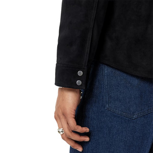 Professional Manufacture Men's <b>Winter</b> <b>Leather</b> <b>Jackets</b> with Stand Collar and Front Logo Multi Pockets Design High Quality - Product Image 4