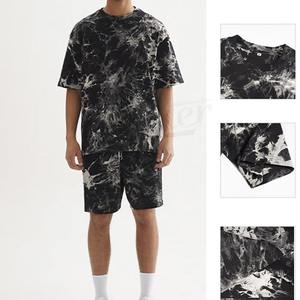 Conjunto de Camiseta y Pantalones Cortos Unisex con Lavado Ácido, Corte Regular, 100% Algodón, 220 GSM, Alta Calidad, Transpirable, Logotipo Personalizado, Ropa Urbana - Product Image 5