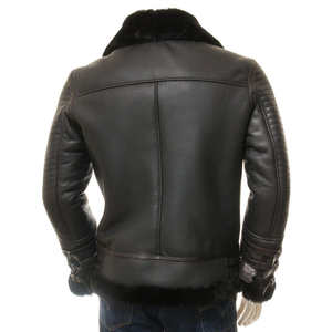 Veste en cuir véritable pour homme, tendance streetwear, imperméable et coupe-vent, vêtement d'extérieur élégant, vente chaude - Product Image 2