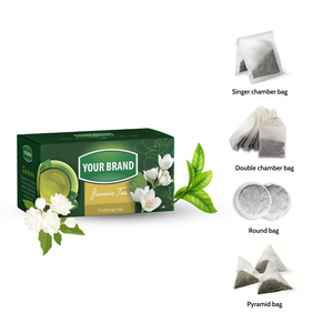En Stock, bolsita de té de jazmín, bolsita de té de mezcla de flores, venta al por mayor, bolsa de una sola cámara orgánica de alta calidad, té de Vietnam - Product Image 2