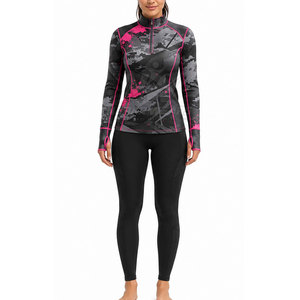 Ensemble de sous-vêtements thermiques athlétiques respirants et extensibles, anti-humidité, séchage rapide, pour l'entraînement en extérieur - Product Image 3