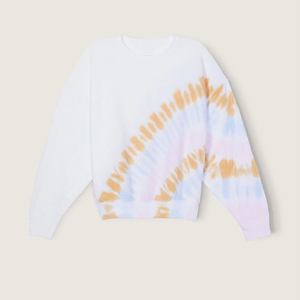 เสื้อสเวตเชิ้ตผู้ชายลายมัดย้อม ทรงโอเวอร์ไซส์ ผ้าฝ้ายฟลีซ คอกลม สไตล์ลำลอง สตรีทแวร์ ขายส่งยุโรป เสื้อผ้าสำหรับงานเทศกาล - Product Image 6