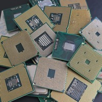 Limbah Chip Komputer Terpilah Dengan Rongsokan CPU Dan 5% Komponen Kontak Berlapis Emas Untuk Bahan Baku Reklamasi Logam Mulia