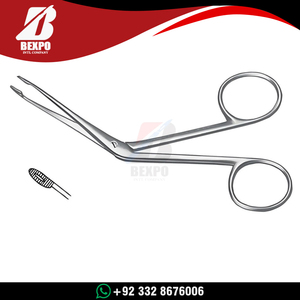 Nasal Polypus and Septum Forceps 14.5 cm Curved Stainless Steel ENT Surgical Instrument Serrated Jaws <b>Precision</b> <b>Tool</b> - Product Image 5