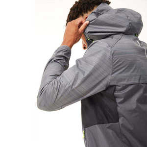 Custom Wholesale Men's Waterproof Windbreaker <b>Jacket</b> <b>Lightweight</b> Hooded Outdoor Sportswear <b>Running</b> Hiking Breathable Slim Coat - Product Image 2