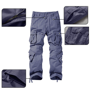 Nouveau pantalon cargo homme taille haute, design personnalisé, formel et décontracté, multipoches, tactique - Product Image 3