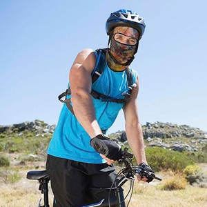 Pasamontañas para Motociclismo al Aire Libre, Cubre Cuello y Rostro, Material Elástico Ligero y Cómodo, Unisex, Ideal para Viajes en Clima Frío - Product Image 4