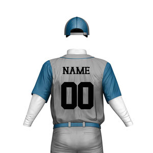Uniforme de Béisbol Sublimado Personalizado Multicolor, 100% Poliéster, Transpirable, Absorbente de Humedad, Venta al Por Mayor, Suministro Directo de Fábrica - Product Image 5