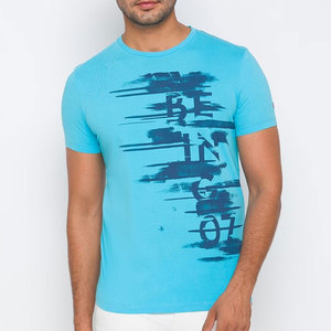 T-shirts pour hommes de haute qualité, nouvelle mode décontractée, col contrastant, respirant, 220g, grandes tailles, logo personnalisé, 100% coton, écologique, séchage rapide - Product Image 1