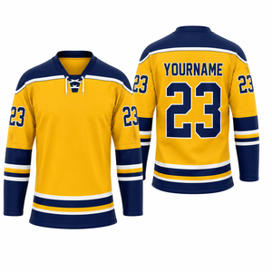 Jersey Profesional de Hockey sobre Hielo, Uniforme de Equipo Personalizado, Camiseta de Hockey Transpirable de Secado Rápido, Fábrica OEM, Logotipo, Nombre y Número Personalizados - Product Image 5