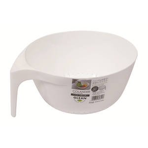 Pratico scolapasta e colino per verdure bianco drenabile - Product Image 1