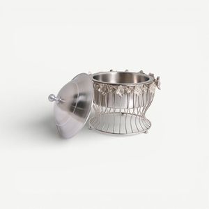 Atractivo y Duradero Calentador de Comida de Hierro Fundido con Soporte de Alambre Metálico para Uso Comercial, Hostelería y Catering en Ramadán - Product Image 3