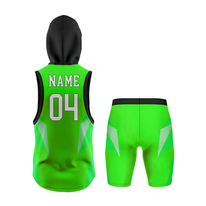 Ensemble débardeur à capuche et short orange sublimé personnalisé avec impression du nom de l'équipe, vêtements de sport respirants, uniforme de basket-ball unisexe - Product Image 6