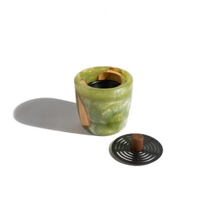 Brûleur à Bakhoor en bois d'acacia et résine époxy fait main, porte-encens arabe de qualité supérieure pour Oud, parfum aromatique, décoration d'intérieur - Product Image 3