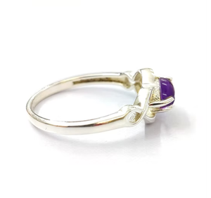 Amethyst Gemstone <b>Ring</b> for Men 925 Sterling Silver <b>Dainty</b> Marquise Shape Fine Jewelry for Everyday Wear - Product Image 2