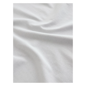 Camiseta de Manga Corta Blanca Lisa para Hombre, Corte Regular, Cuello Redondo, Tejido Jersey Informal, 100% Algodón, Color Sólido, Camiseta Básica - Product Image 5